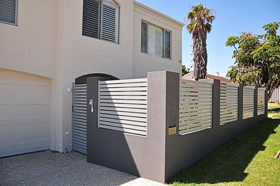 Slat Infill Fencing