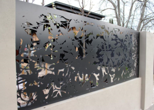 Laser-Cut Decorative Fence Panel