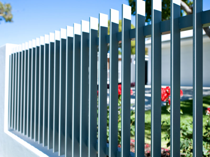 Aluminium Louvre Panels installed by fencing contractors in Perth