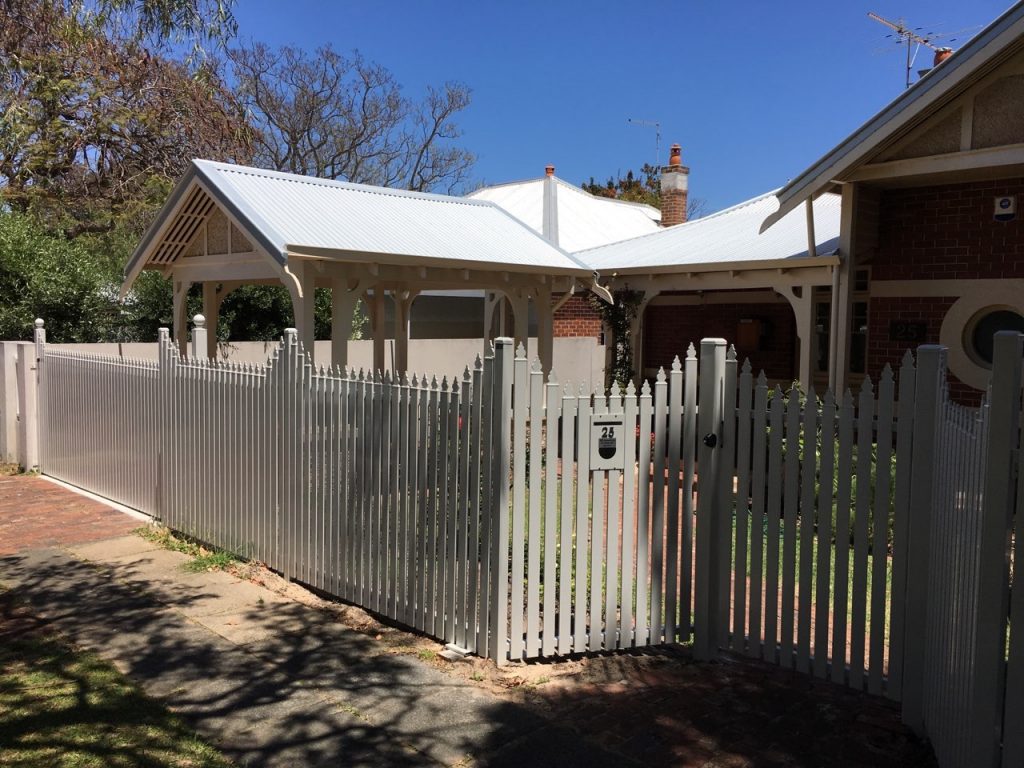 Modern Picket Fence in Perth Yard Fencemakers