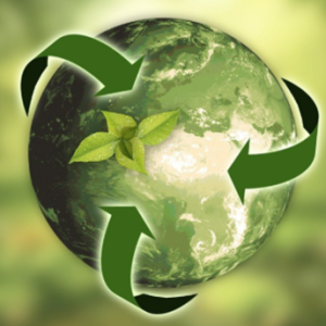 a green earth depicting the importance of environmentally-friendly fencing options