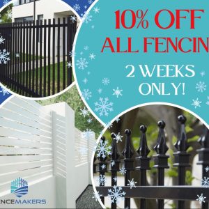 10% Off All Fencing. Fencing Discount. Fencing Deal in Perth. Fencing Special in Perth.